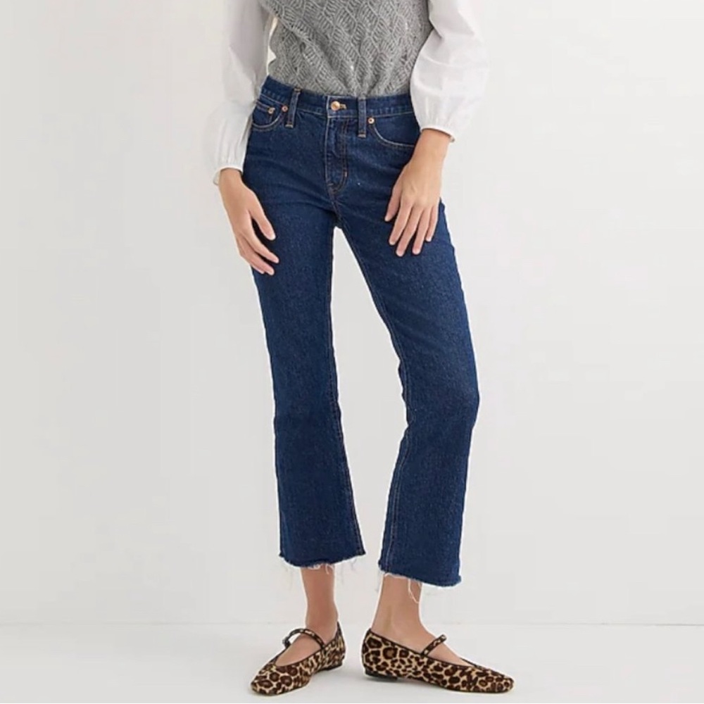 J. Crew Billie Demi Boot Crop Jeans